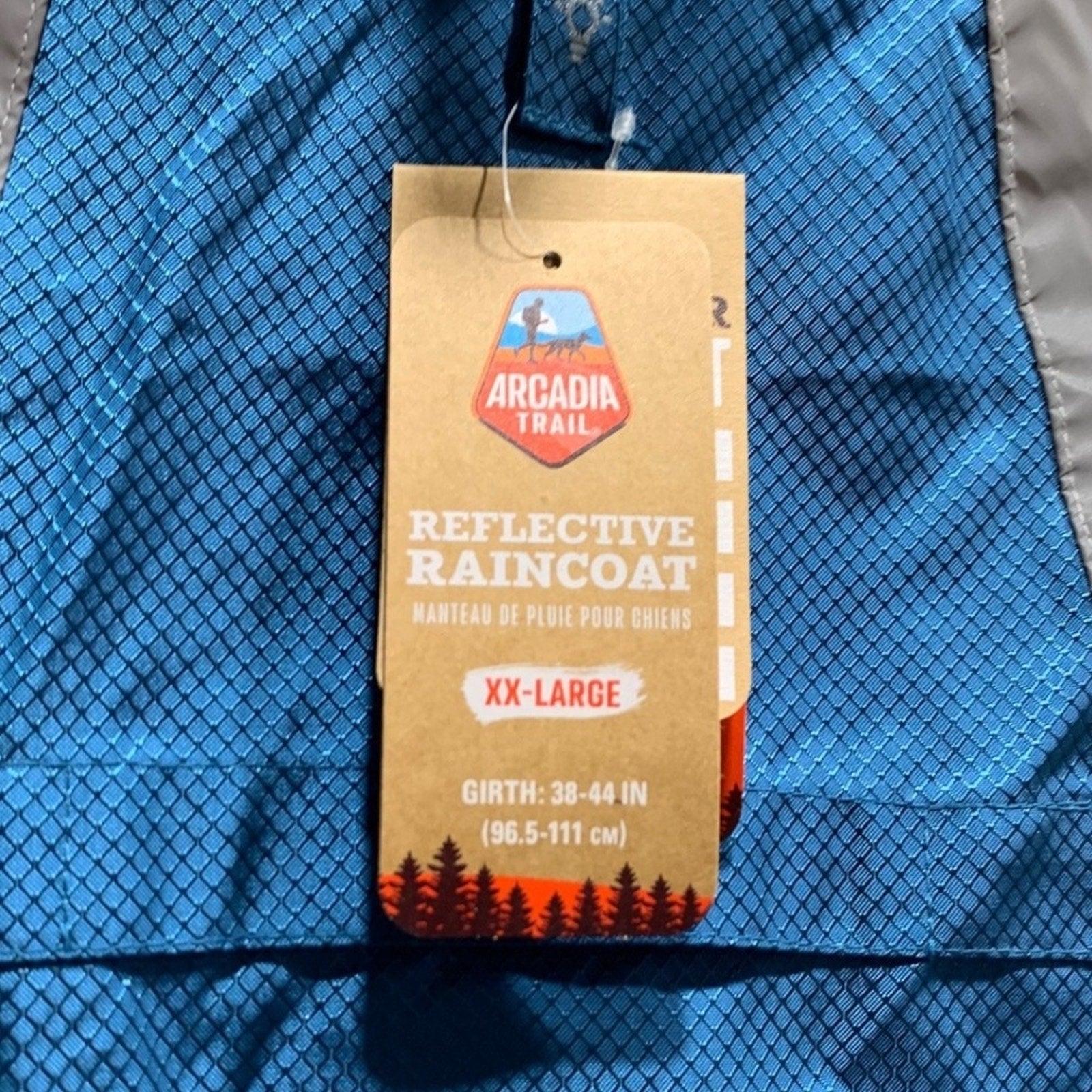 NEW Arcadia Reflective Dog Raincoat Trail Waterproof Storage Bag sz XX-LARGE