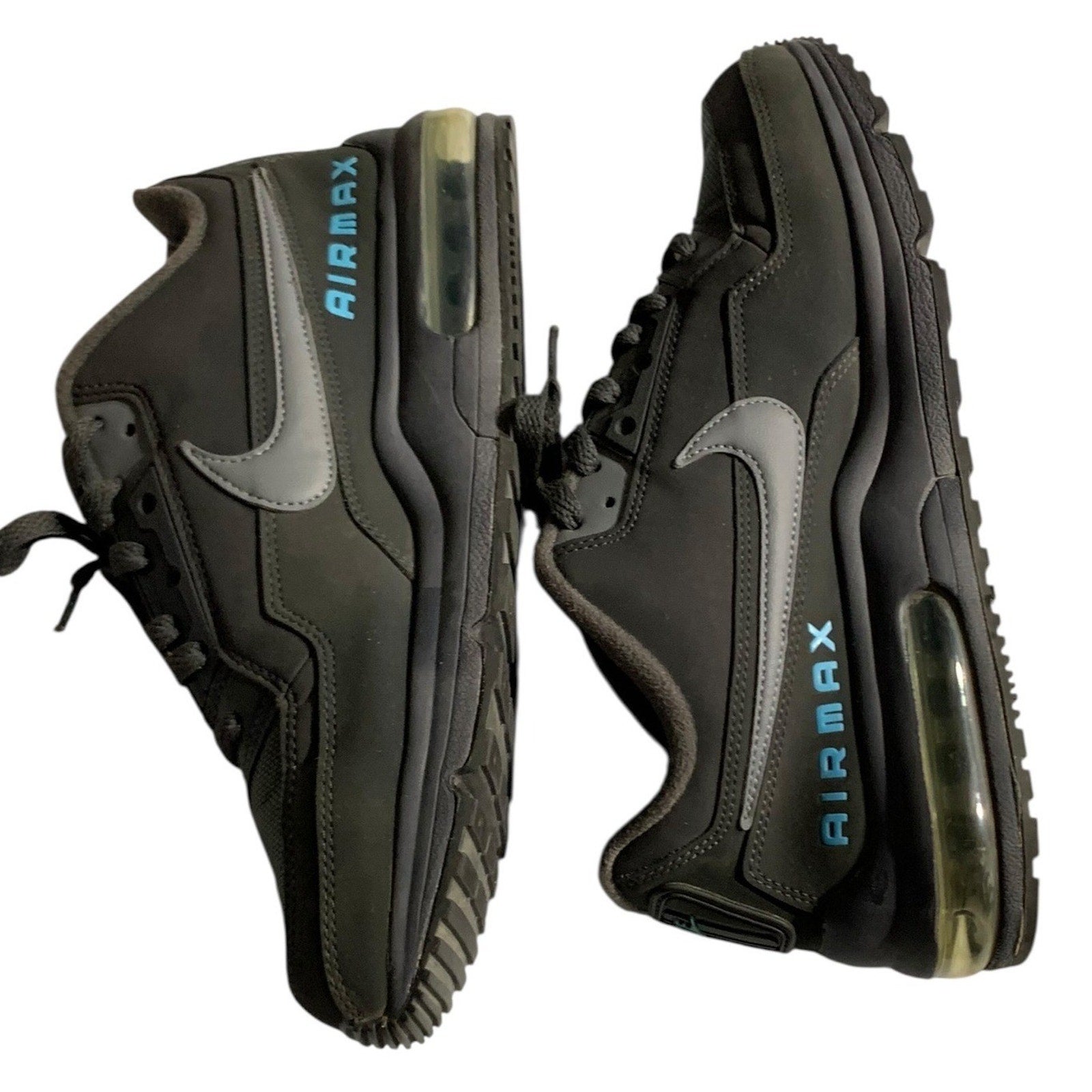 Nike Air Max LTD 3 Mens 8.5 Dark Grey Black Blue Sneakers CT2275-002