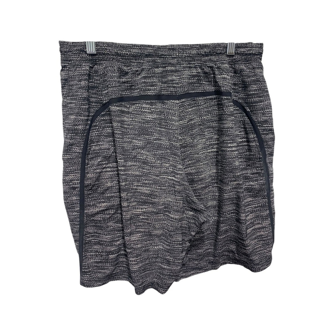 Lululemon Pace Breaker Short *Liner 9" In All Court Texture White Black SZ Large