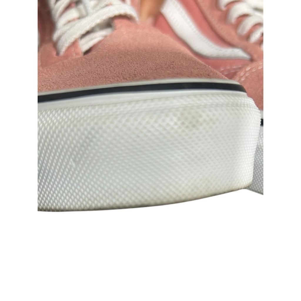 Vans Old Skool Salmon Pink Suede Canvas Skate Shoes Mens 8.5 Womens 10