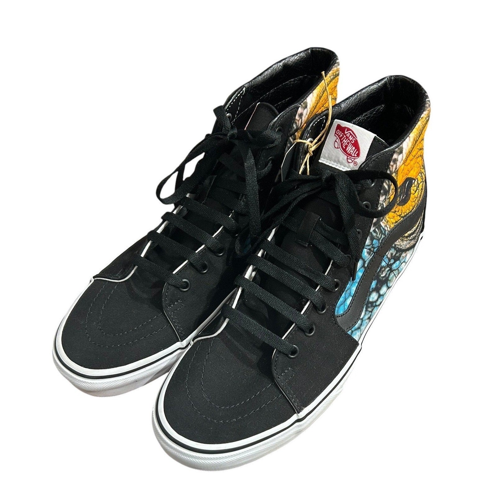 Vans Sk8-Hi National Geographic Lizard Black Mens 12 High Top Sneakers
