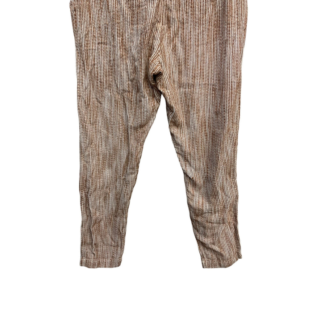Free People Womens Light at Sunrise Cotton Knit Cropped Pants SZ 4
