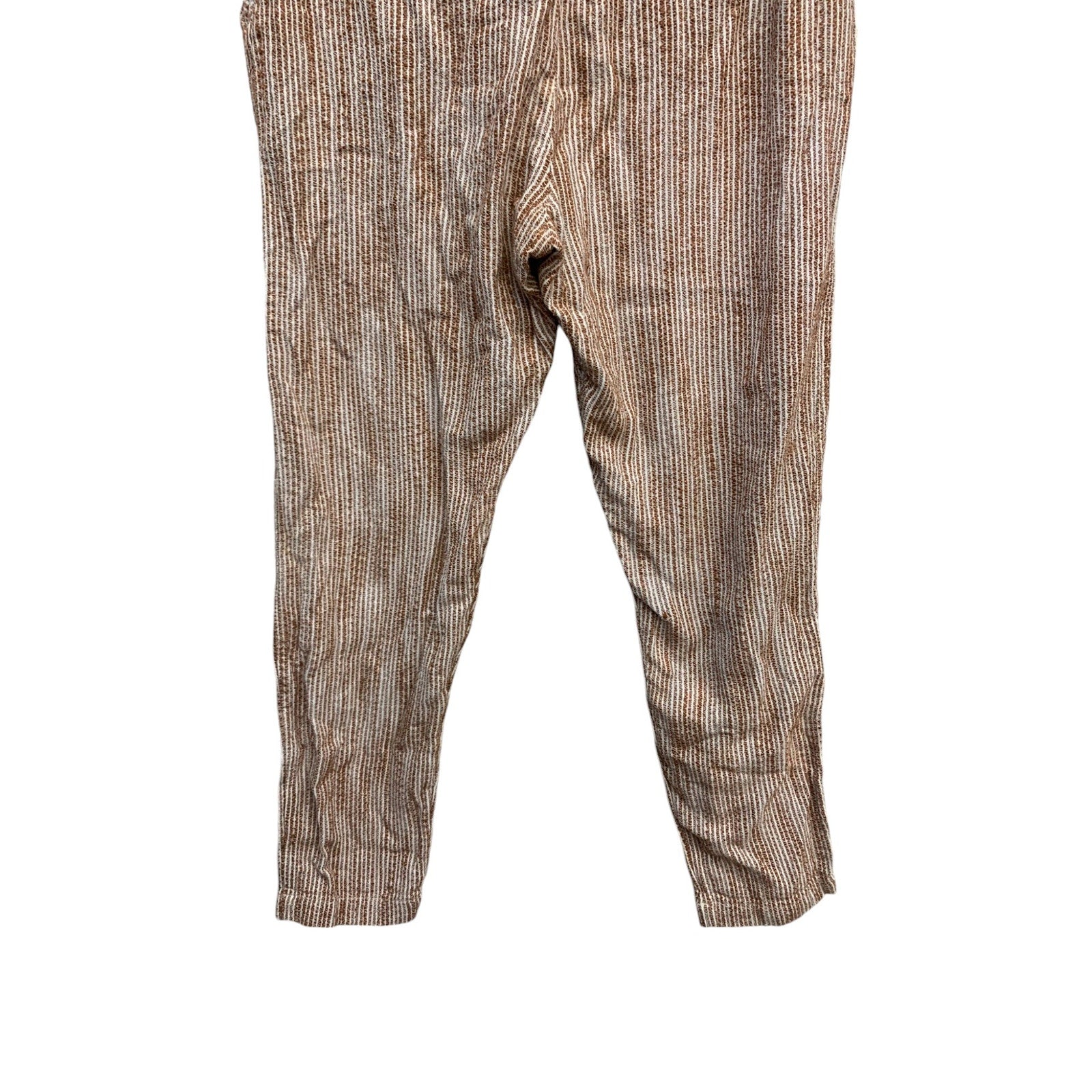Free People Womens Light at Sunrise Cotton Knit Cropped Pants SZ 4