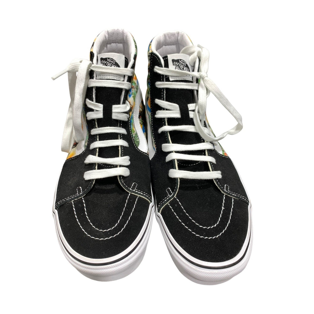 Vans Sk8-Hi Black Tropical Island Palm Tree High Top Sneaker Mens 12 Skater casu