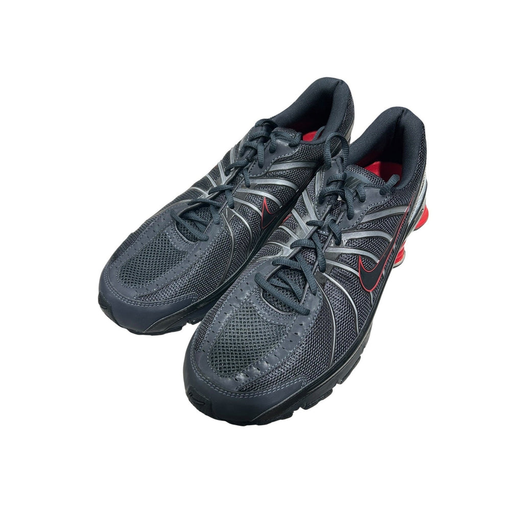 Nike Shox Turbo VII silver Black Red Mens Running Shoes 324907-002 Size 12