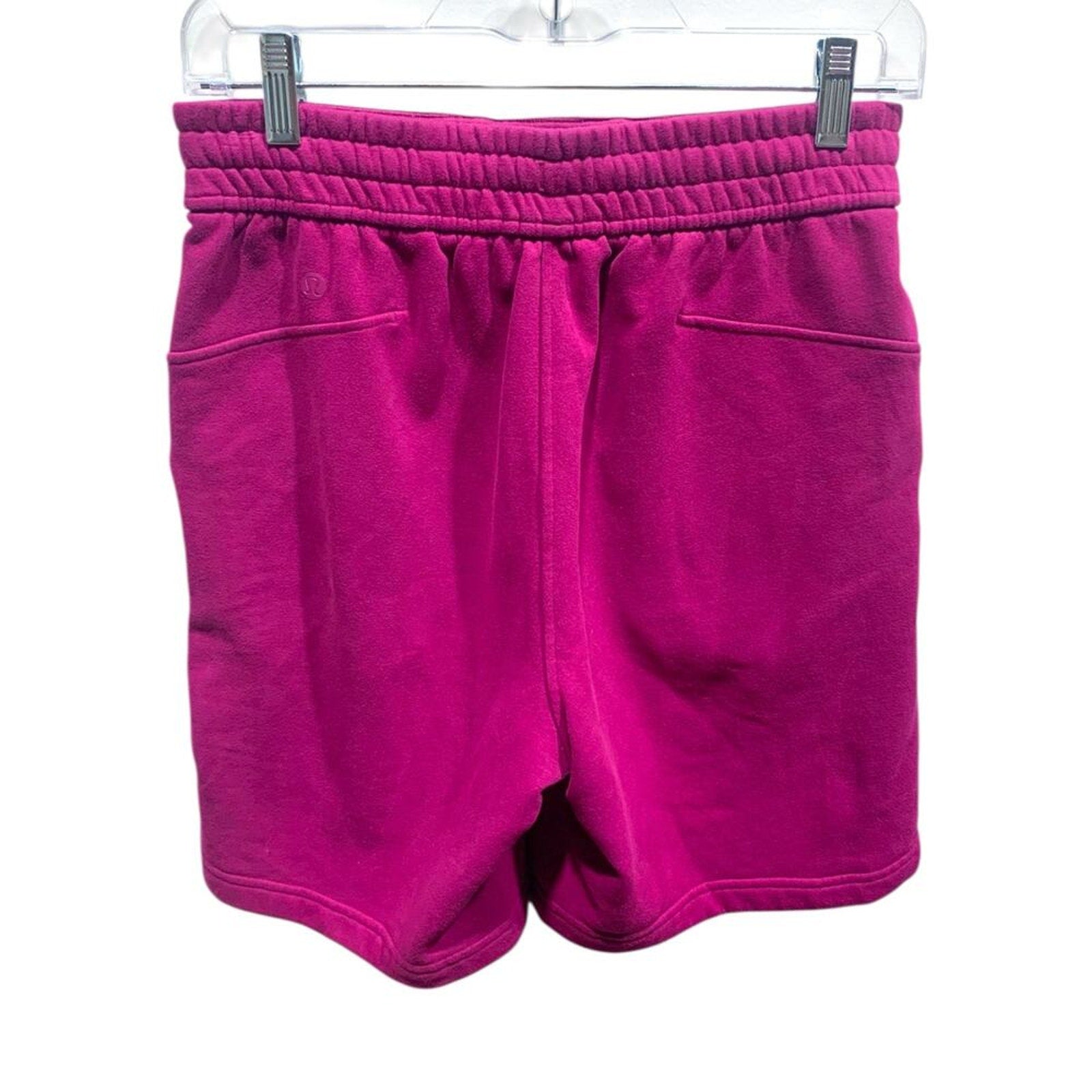 Lululemon Loungeful High-Rise Short 7" Magenta Purple SZ 4‎