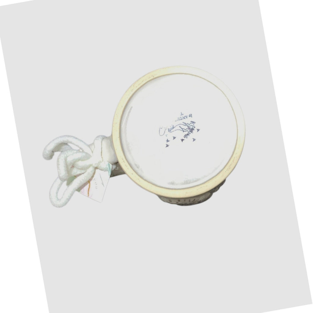 NWT Anthropologie Snowcap Reactive-Glazed Monogram Mug H