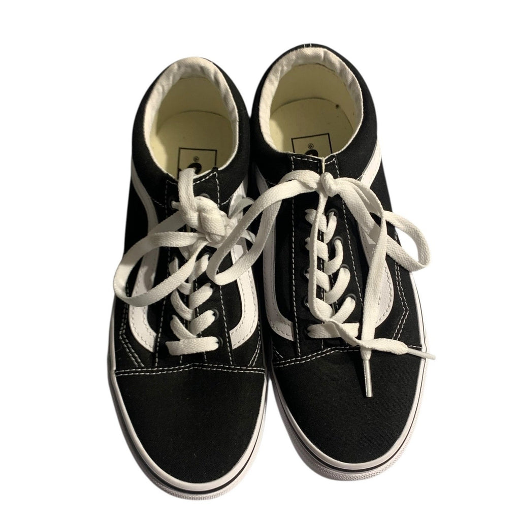 Vans Old Skool Black White Low Top Sneakers Mens 5.5 Womens 7 VN000D3HY28