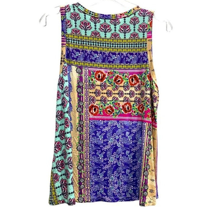 Johnny Was Franco Swing Tank Top SZ Small