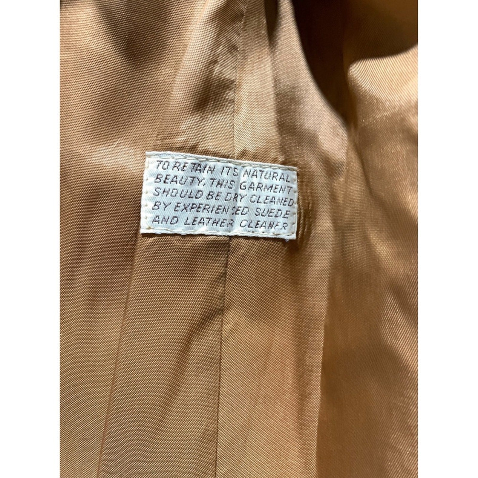 Brigham Sportswear Tan Leather Blazer Jacket Women 15/16 Classic Business Casual