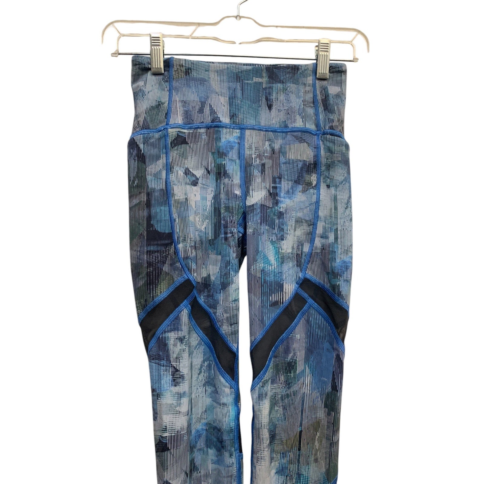 Lululemon On Pace Crop *21" Sun Dazed Multi Blue SZ 2