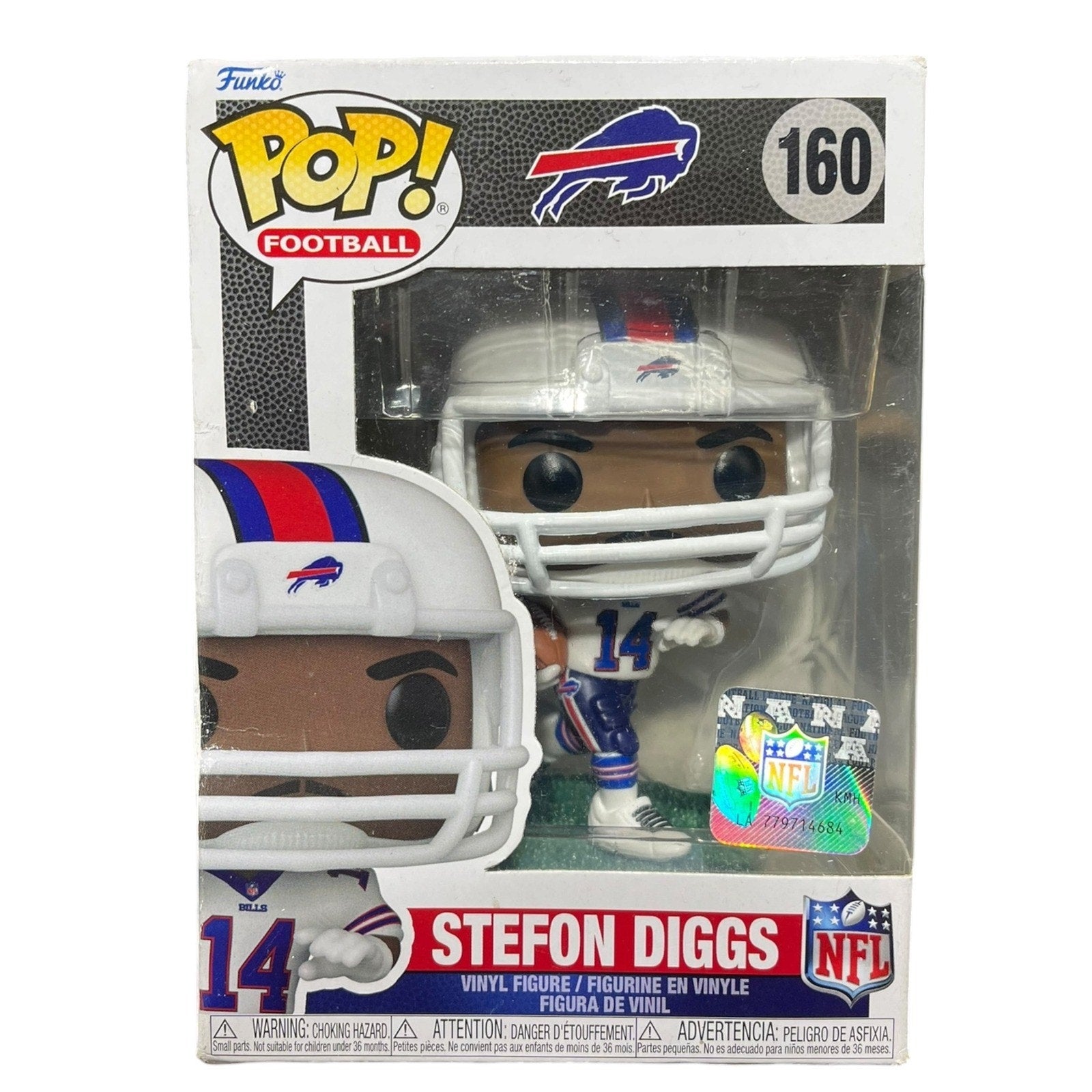 Funko Pop Football Stefon Diggs Buffalo Bills 160 Vinyl Figure NFL
