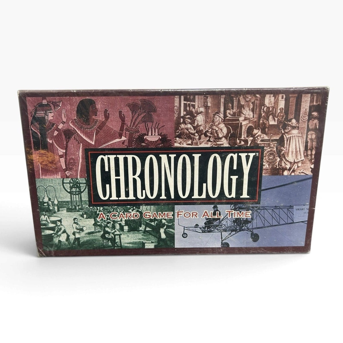 Vintage 1996 Chronology Card Game Great American Puzzle Factory Sealed #781