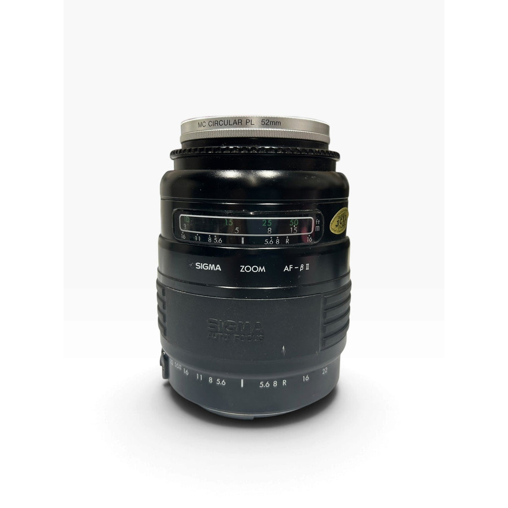 Sigma Zoom AF-beta II 55-200mm f/4-5.6 Lens with Sony 52mm PL Filter