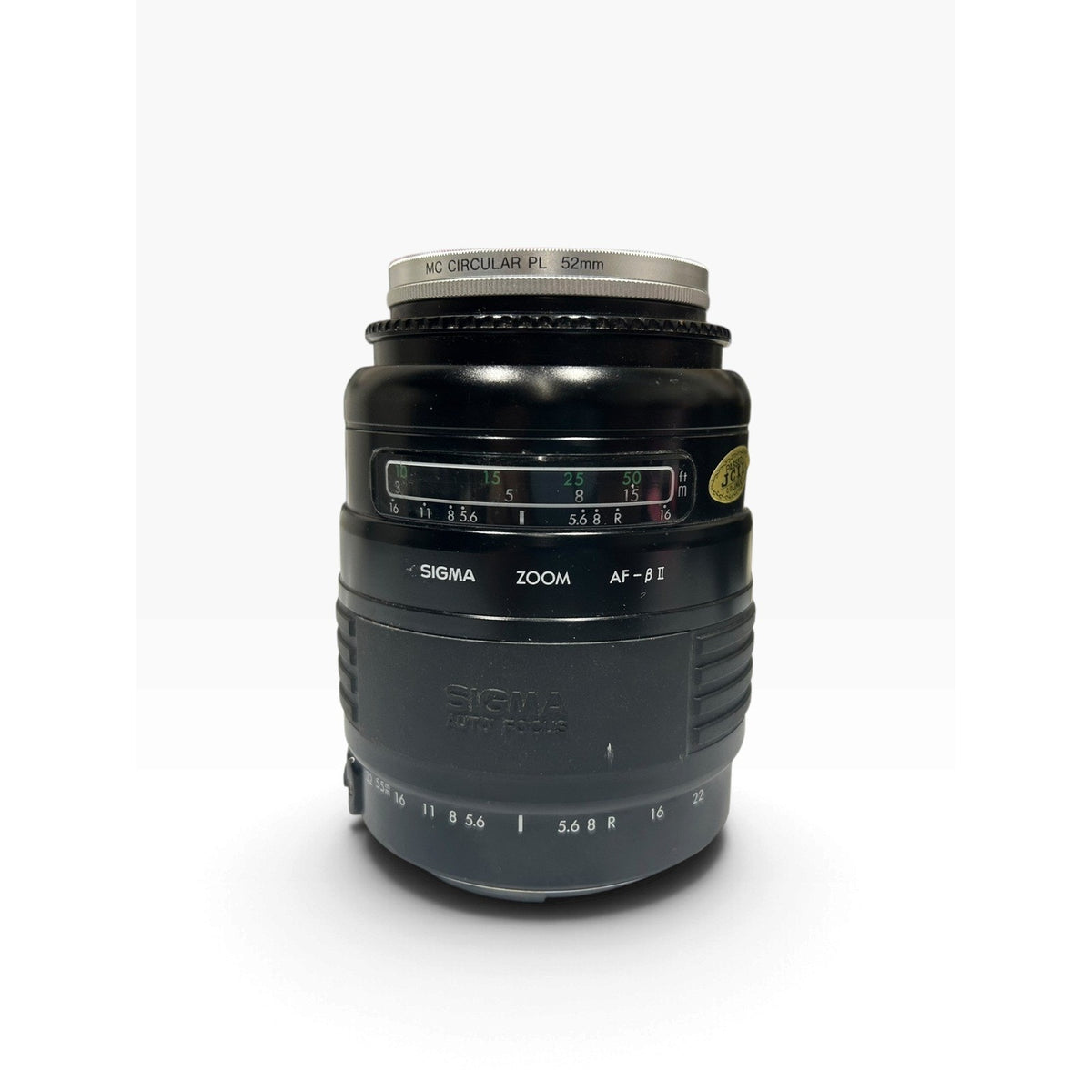 Sigma Zoom AF-beta II 55-200mm f/4-5.6 Lens with Sony 52mm PL Filter