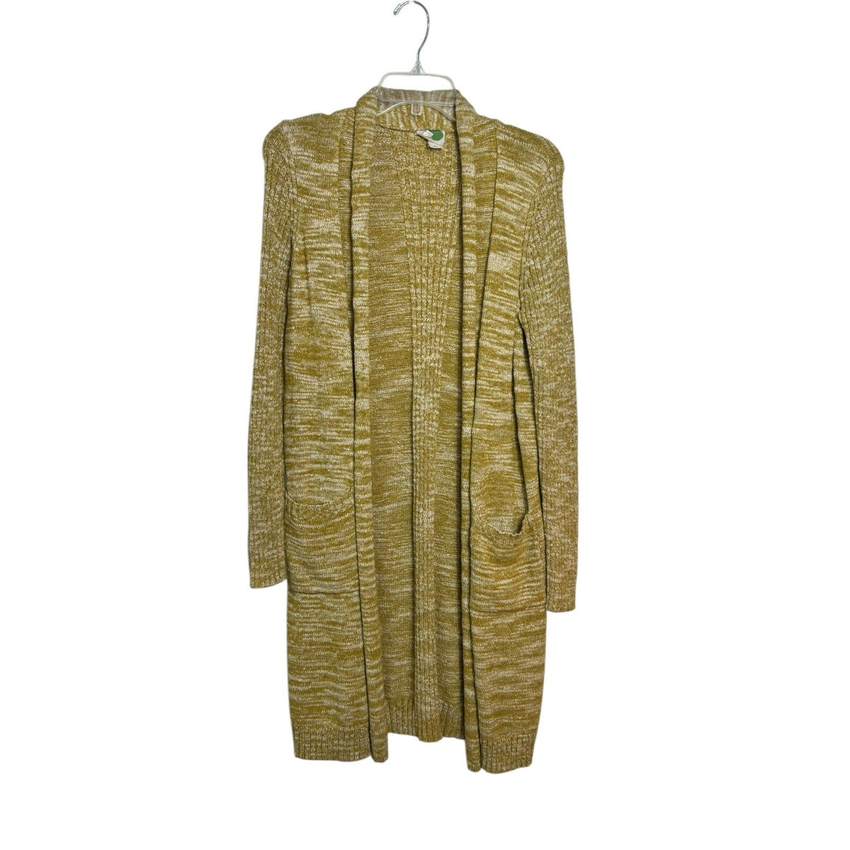Anthropologie Marled Abigail Duster Cardigan Mustard Yellow S