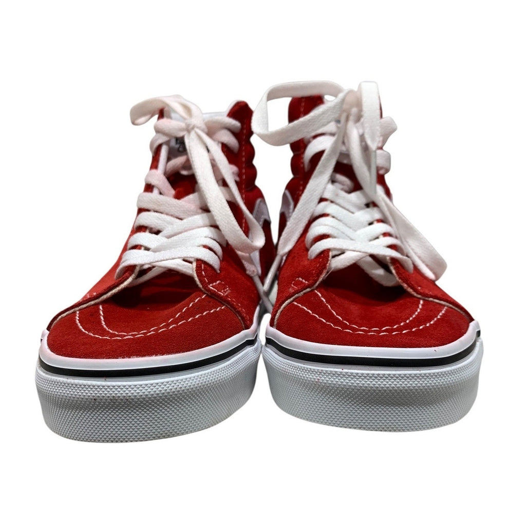 Vans Sk8-Hi Racing Red True White High Top Sneakers Mens 4 Womens 5.5