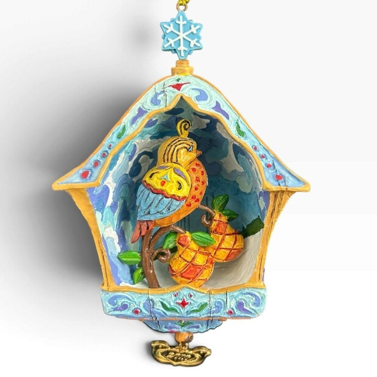 Jim Shore Heartwood Creek 2010 Annual Partridge in a Pear Tree Ornament
