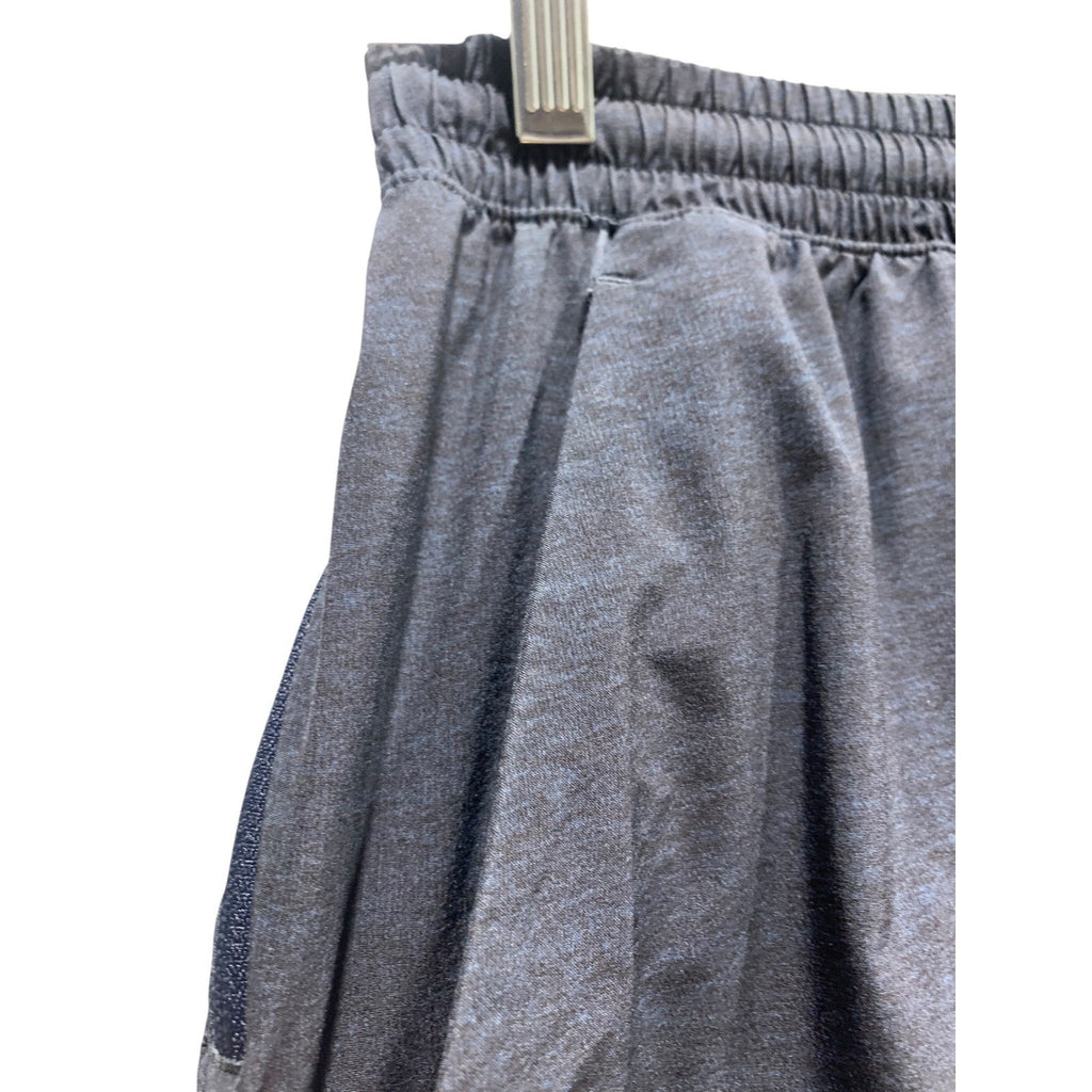 Lululemon Mens Heathered Navy Blue Athletic Training Shorts Size M Drawstring