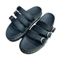 Dr Martens Blaire Slide Black Leather Platform Buckle Sandals Womens 7 38 2686
