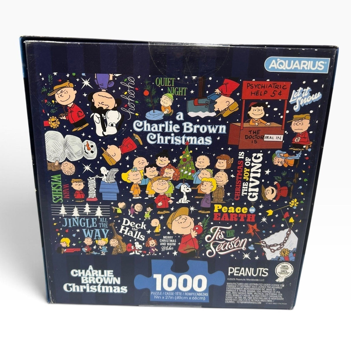 Aquarius Peanuts A Charlie Brown Christmas 1000 Piece Jigsaw Puzzle CS6529