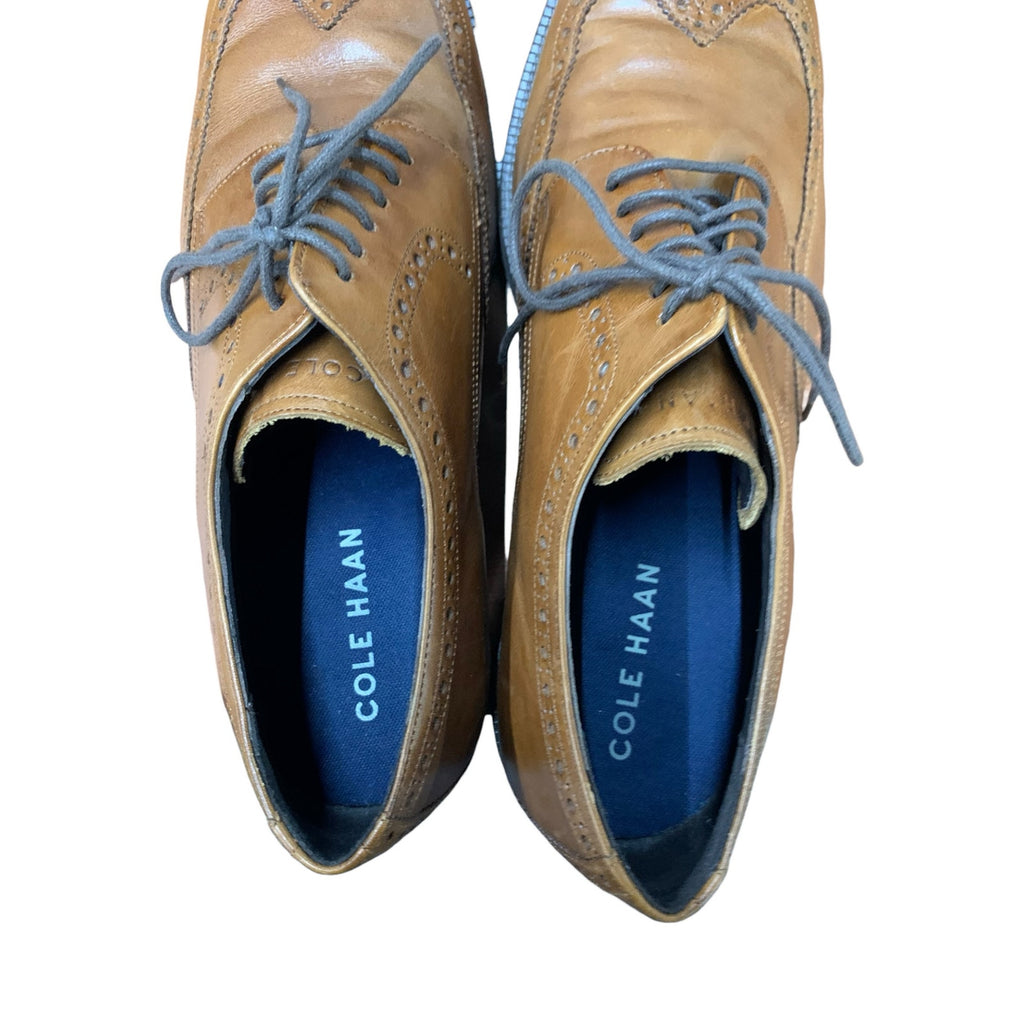 Cole Haan Modern Essentials Wingtip Oxfords SIZE 11 Brown British Tan