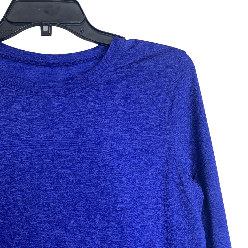 Lululemon Swiftly Breathe Long sleeve Women Blue SZ 4