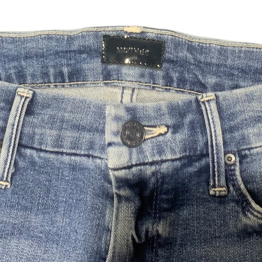 MOTHER Jeans THE LOOKER ANKLE Blue Denim Women's Size 28
