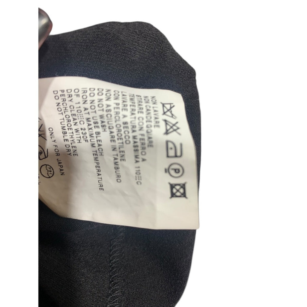 Weekend MaxMara Black Silk Blend Sheer Overlay Dress Made in Italy XL