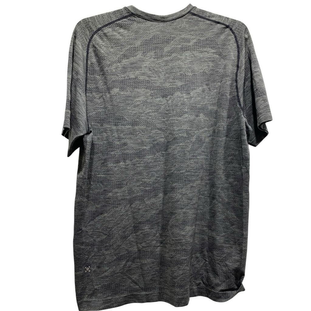 Lululemon Metal Vent Tech Short Sleeve Black / Anchor