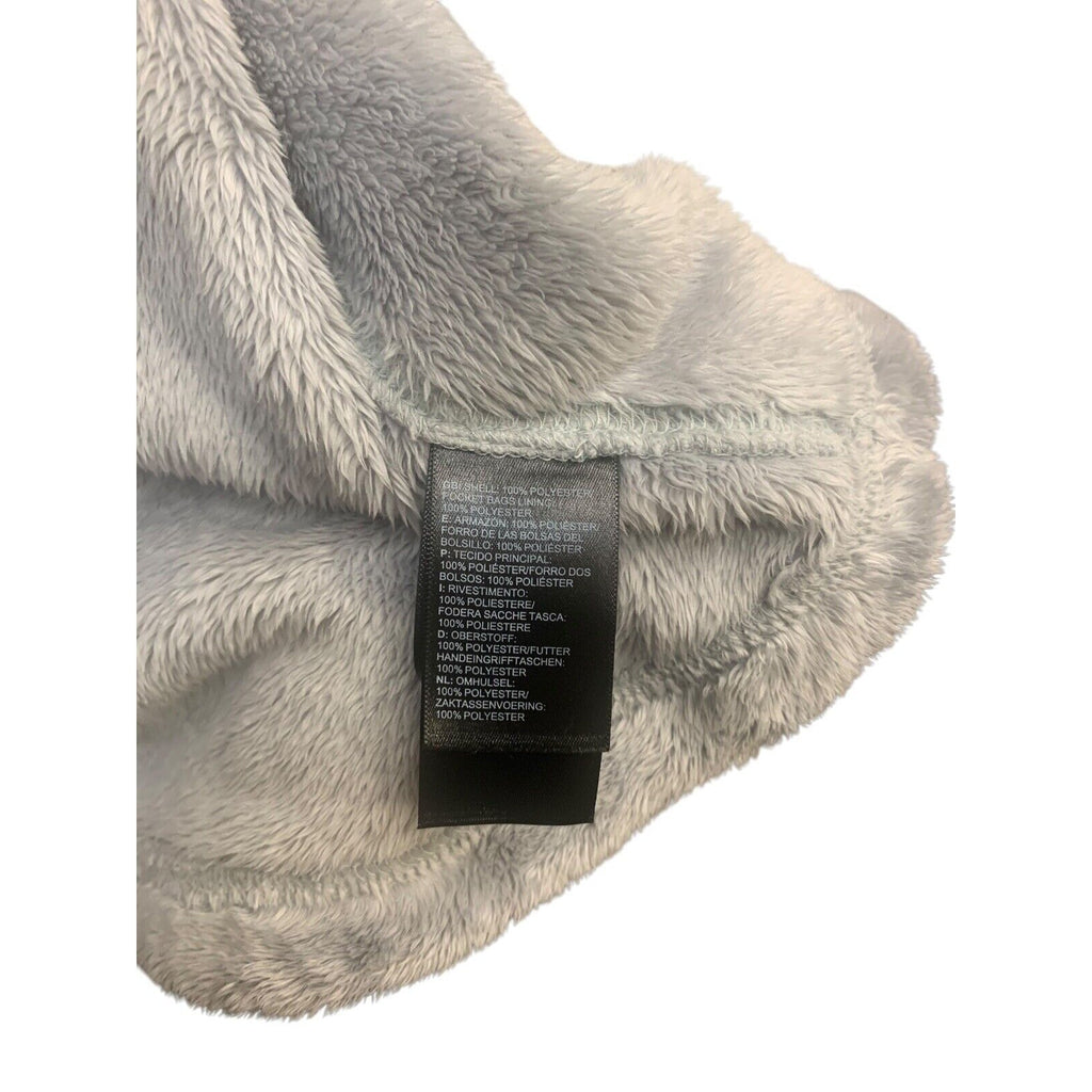The North Face Jacket Girls Extra Large Gray Full Zip Fleece Pockets Osolita