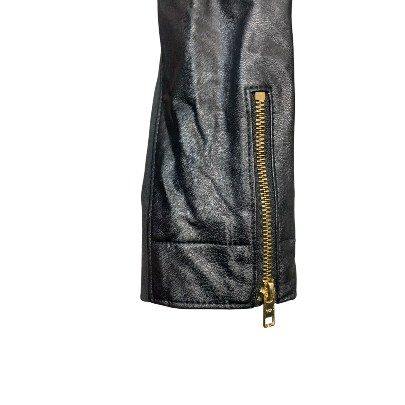 Authentic True Religion Leather Biker Jacket SZ M