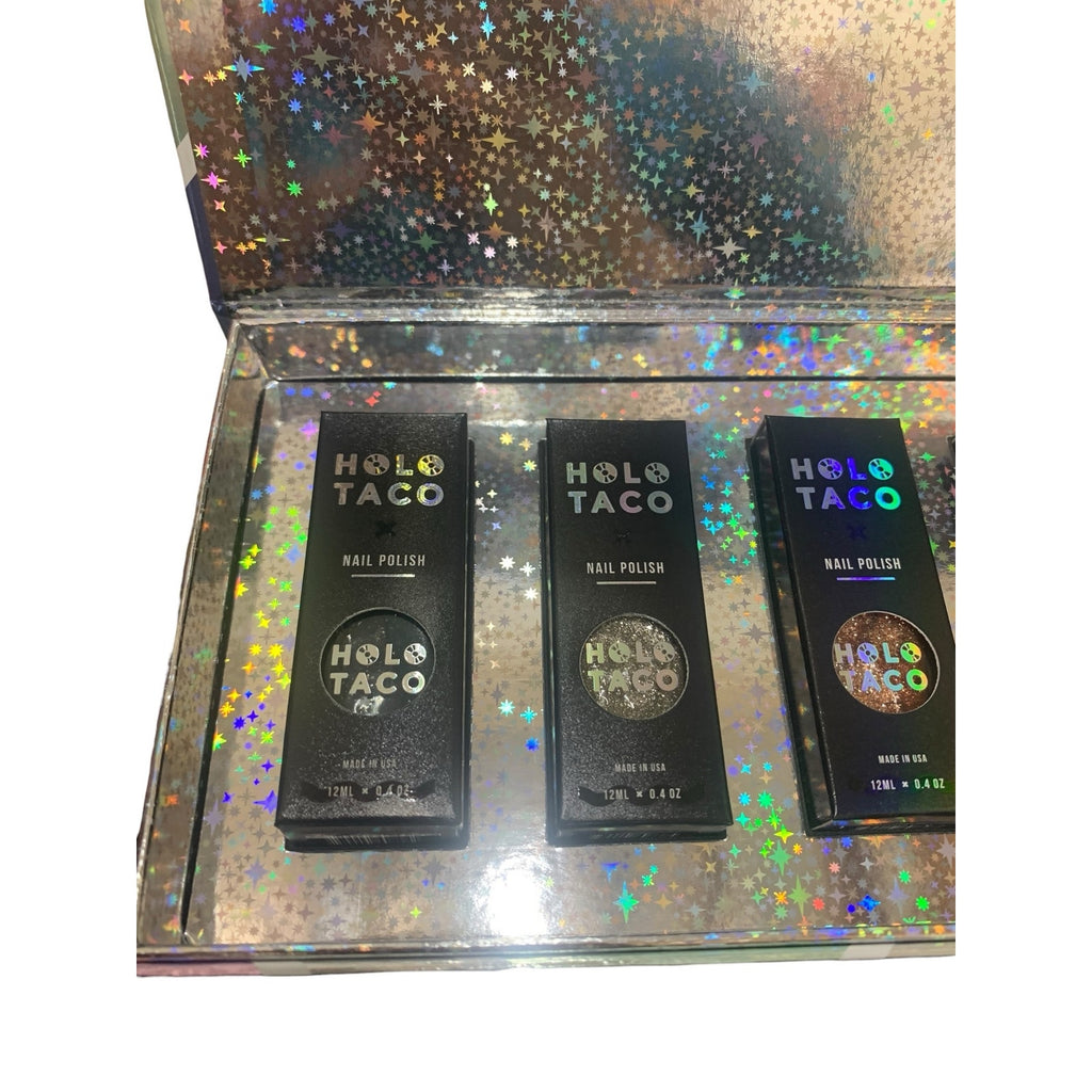 HOLO TACO Frosted Metals Collection Complete with Polishes NEW