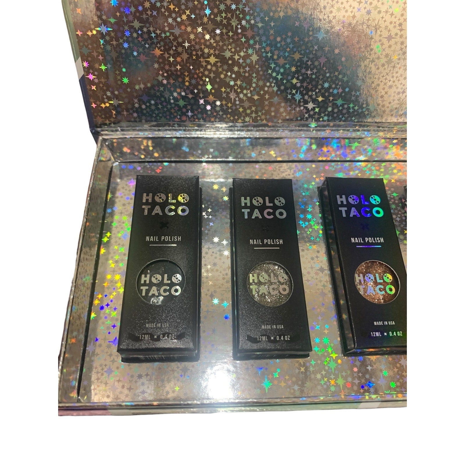 HOLO TACO Frosted Metals Collection Complete with Polishes NEW