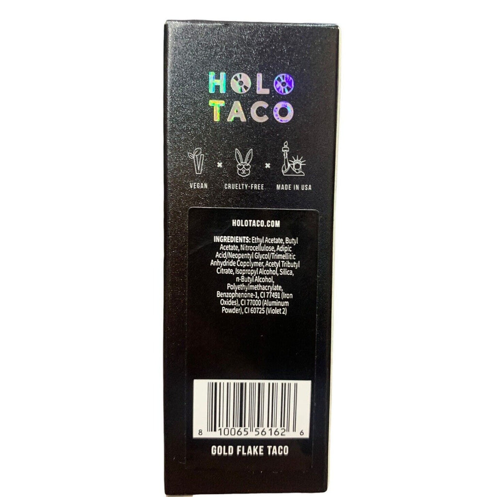 Holo Taco Gold Flake Taco Cream Tea CollectionRetired DISCONTINUED Gold