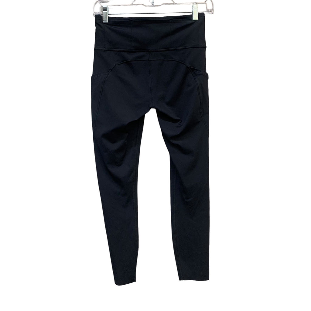 Lululemon Fast and Free High-Rise Crop II 23" *Non-Reflective sz 6 Black