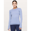 Lululemon Rest Less Pullover Iron Purple/White SZ 4