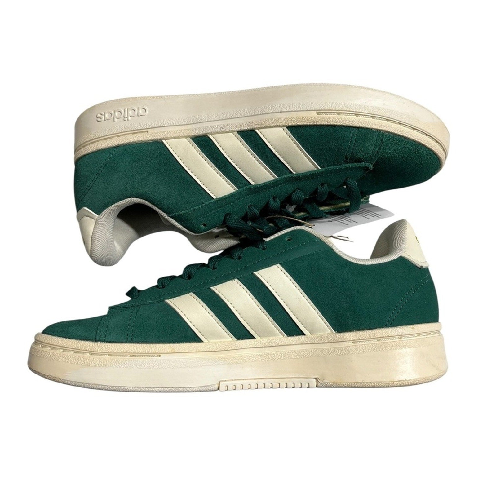Adidas Grand Court TD Lifestyle Court Casual Green Suede Shoes ID8853 Womens 8