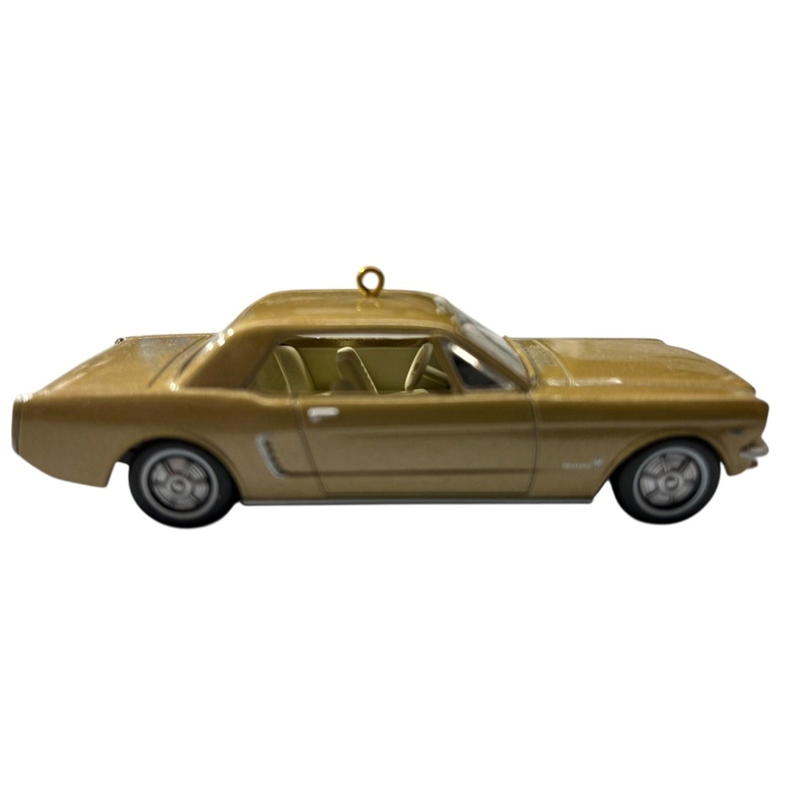 Hallmark Keepsake 1965 Ford Mustang Christmas Ornament 50 Years Gold Diecast