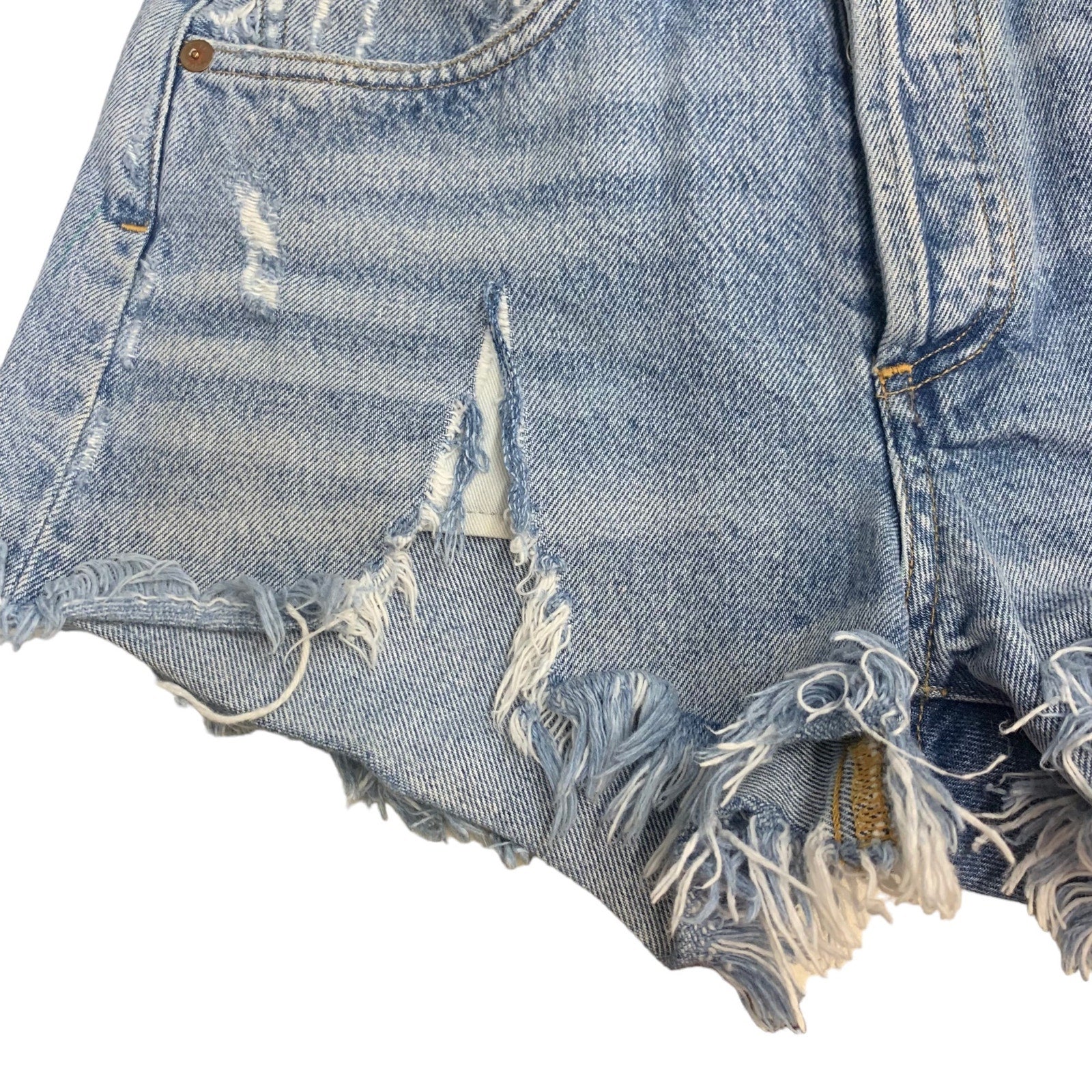 AGOLDE Parker Vintage Cut Off Short Swapmeet SZ XXS