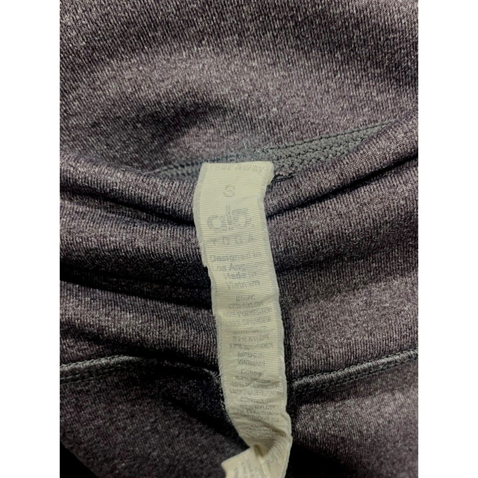 Alo Yoga Moto Leggings Black Heathered Women's Size Small