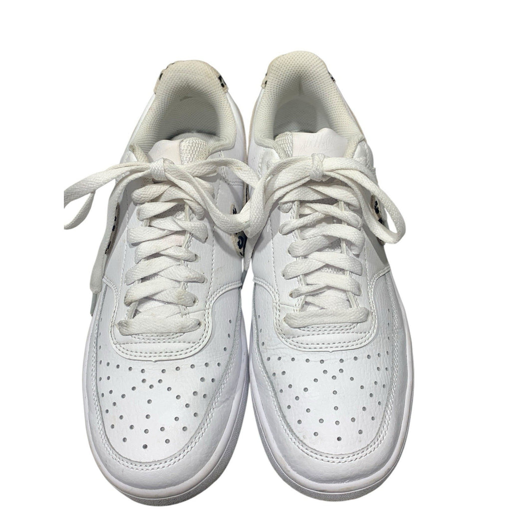 Nike Court Vision Lo Womens Sneakers Size 8 White DD9665-100 Animal Print