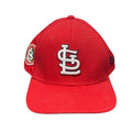 New Era 9FIFTY St. Louis Cardinals Red Snapback Hat MLB World Series Side Patch