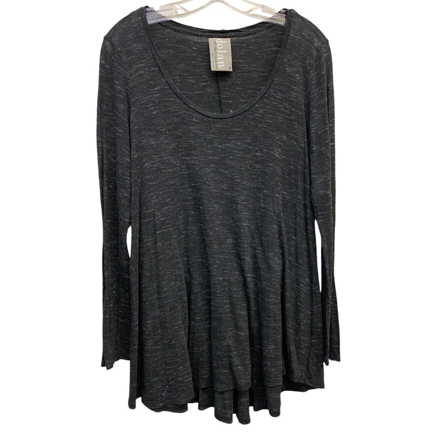 Anthropologie Dolan Tunic Long Sleeve Top Size M Gray