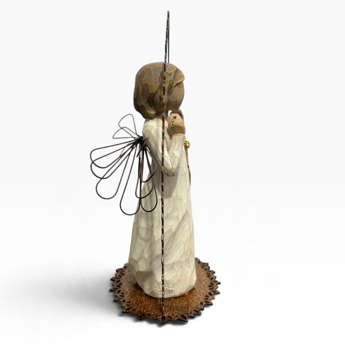 Willow Tree 2011 Angel Ornament Susan Lordi Metal Arch Figurine 26256 5x3