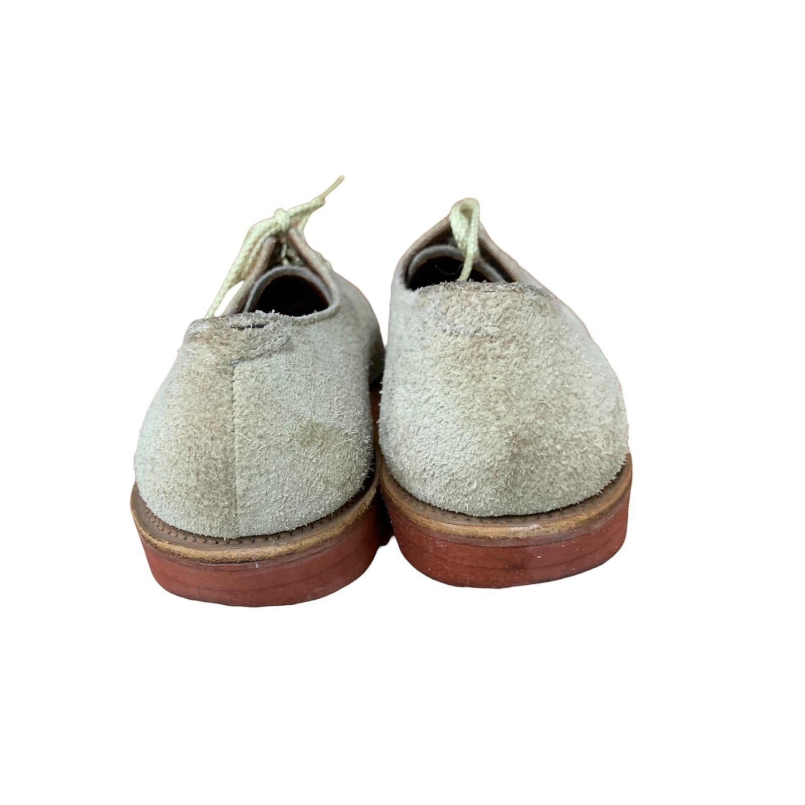 ALLEN EDMONDS MENS TAN BEIGE BOONE OXFORD SUEDE1 Size 10 RR