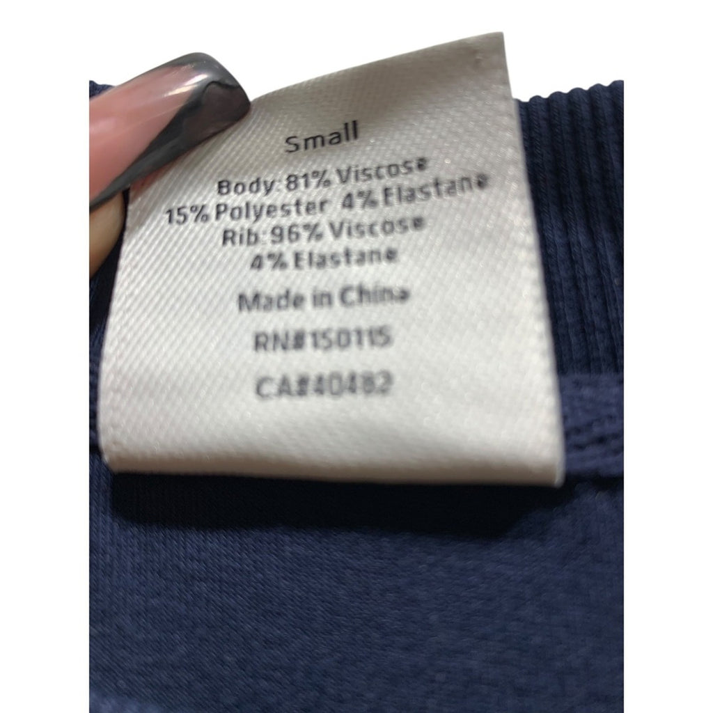 Varley Gabriella Sweatshirt Navy Blue DoubleSoft Crewneck Women's Small