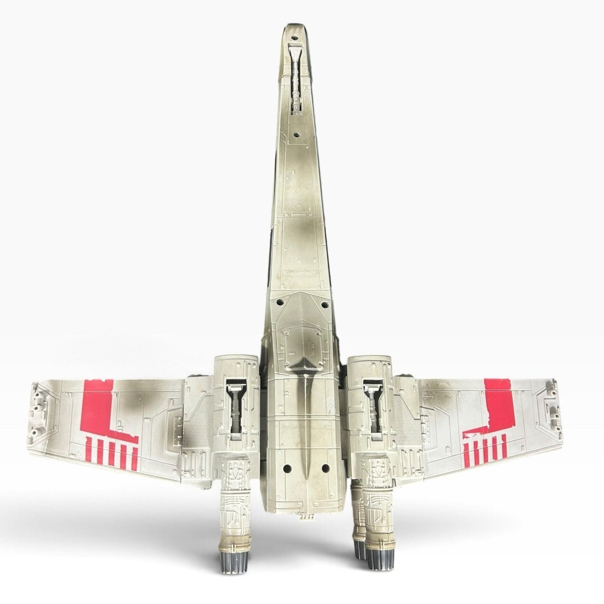 2002 Hasbro Star Wars Saga Series X-Wing Fighter Red Five Vehicle Incomplete