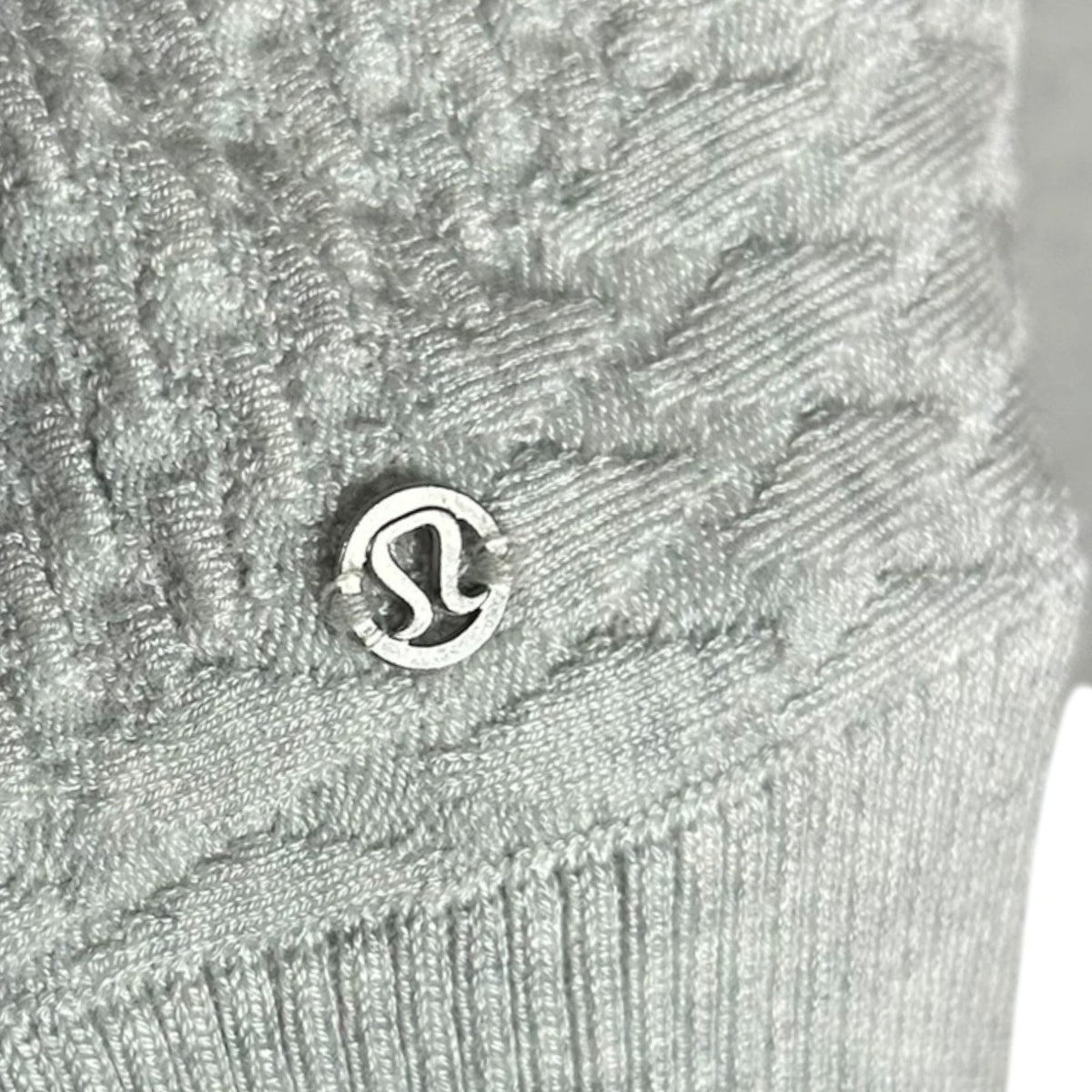 Lululemon Dream Weaver Wrap Heathered Grey Knit Cashmere Blend Cardigan OS