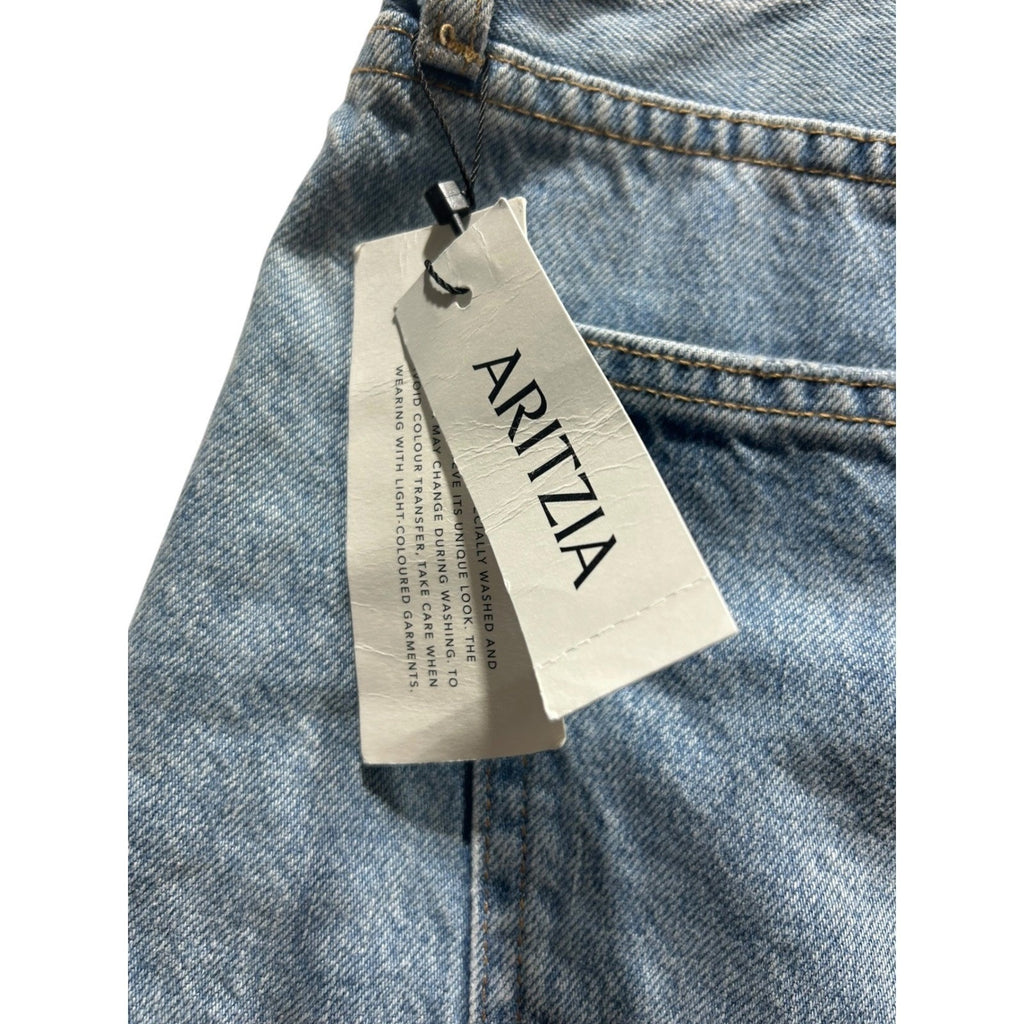 Denim Forum Aritzia Ex-BF Hi Mid-Thigh Denim Shorts 31 NWT summer mom shorts
